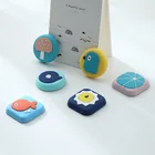 Мультяшная подушка для защиты от столкновений, дверная пробка, бесшумная настенная подушка для защиты от столкновений, защитная накладка для дверной ручки и замка, Прямая поставка