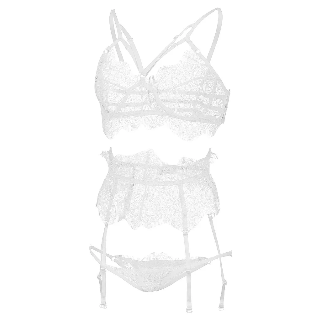 

New Sexy Transparent Hot Porno Lace Lingerie Underwear Sleepwear G-string Pajamas Garter Lingerie Sexy Hot Erotic Sleepwear