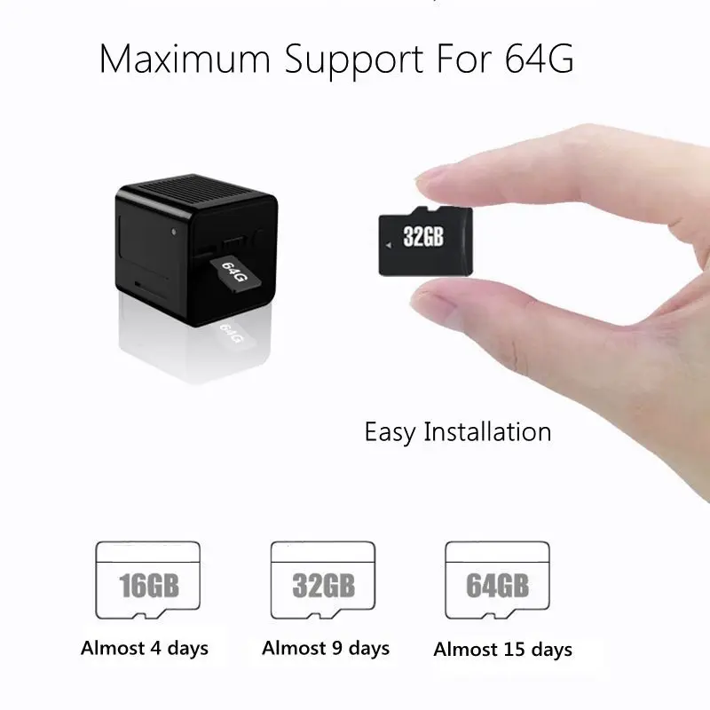 Jennov Wifi мини 2 мегапиксельная камера обнаружения микродвижения Двусторонняя