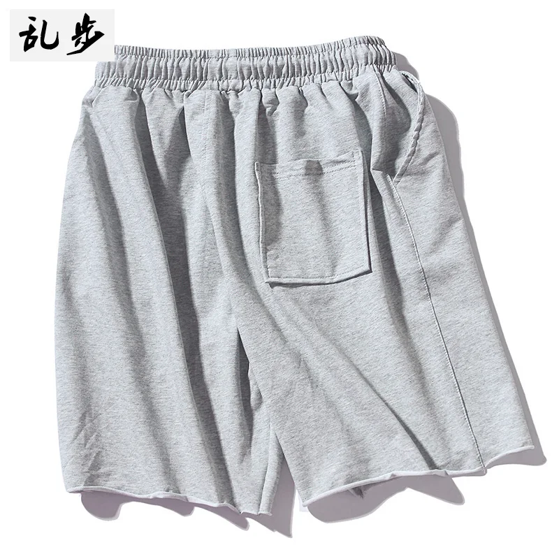 

Быстросохнущие хлопковые повседневные шорты для мальчиков, Свободная Домашняя одежда в стиле Харадзюку Компрессионные шорты мужские Джог...