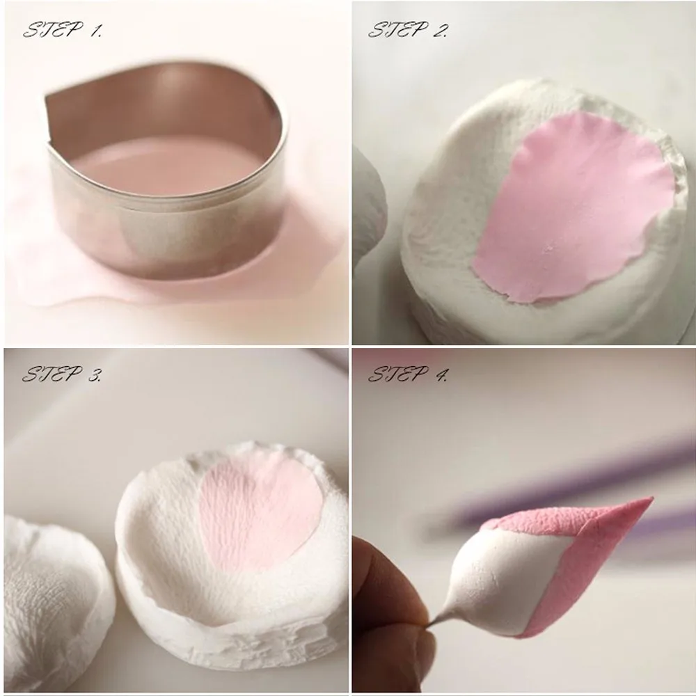 Новинка большая роза силиконовая форма для торта штамп Veiner сахарный инструмент