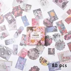 80 листов Дневник украшения школьные принадлежности Стикеры сумка Бумага для скрапбукинга 