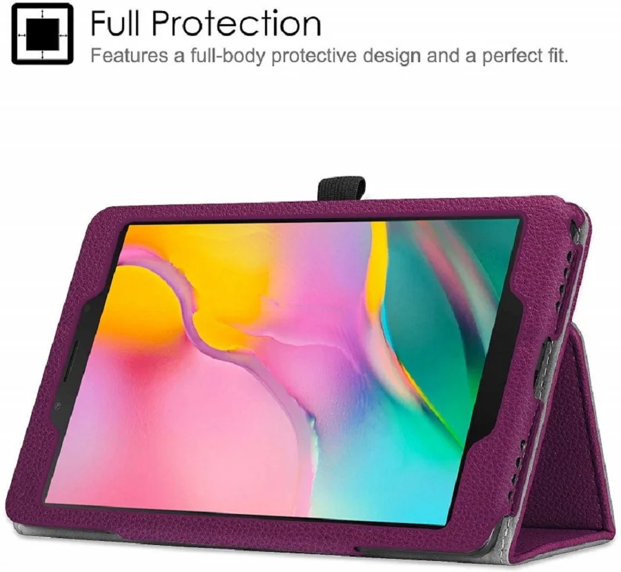 Деловой Чехол книжка для Samsung Galaxy Tab A 8 0 2019 умный держатель подставка Магнитный
