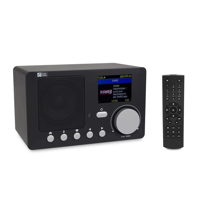 Портативное Интернет радио с перезаряжаемой батареей Bluetooth приемник цветным