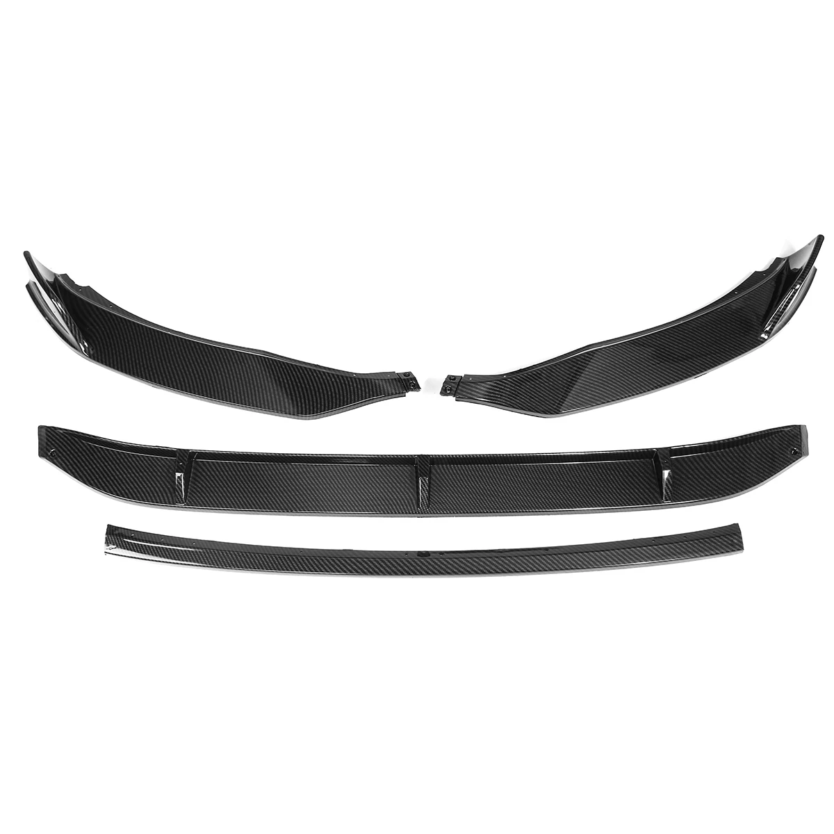 Съемный разветвитель переднего бампера автомобиля 4 шт. для подбородка спойлера