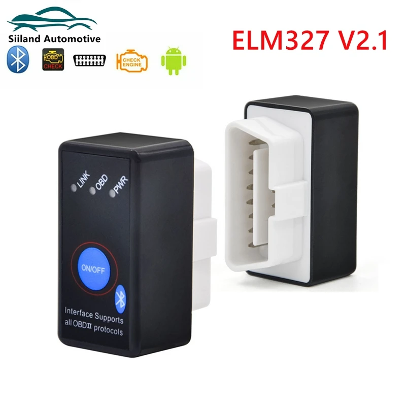 

Bluetooth-сканер ELM327 V2.1 для считывания кодов автомобиля, работает с Android, Windows, elm 327, Версия 2,1, OBD2, диагностический инструмент
