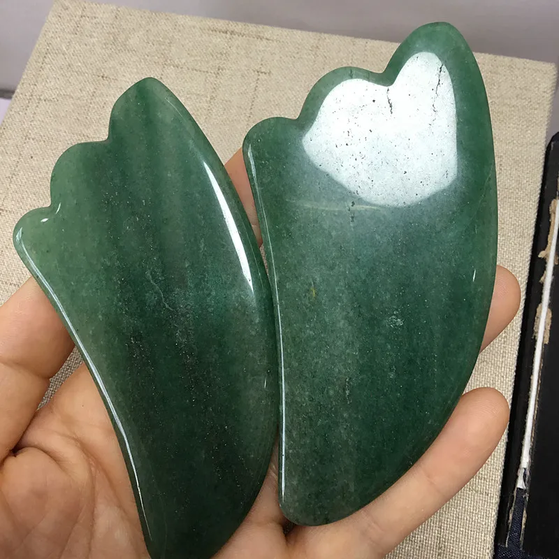 Массажер для массажа тела с зеленым авантюрином массажер