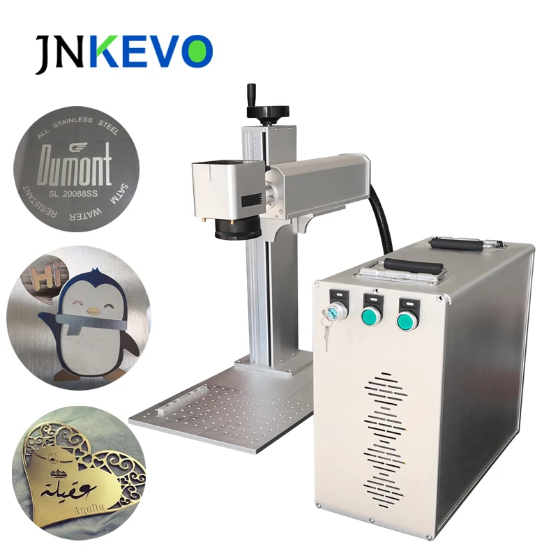 Маленький волоконный лазерный маркер 30 Вт 50 гравировальная машина 20 лазер с