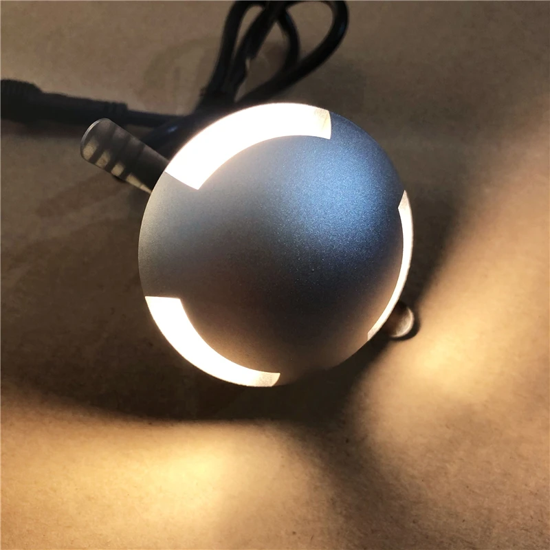 3 Вт LED подземный свет 12В 24В наружное ландшафтное освещение IP67 утопленный