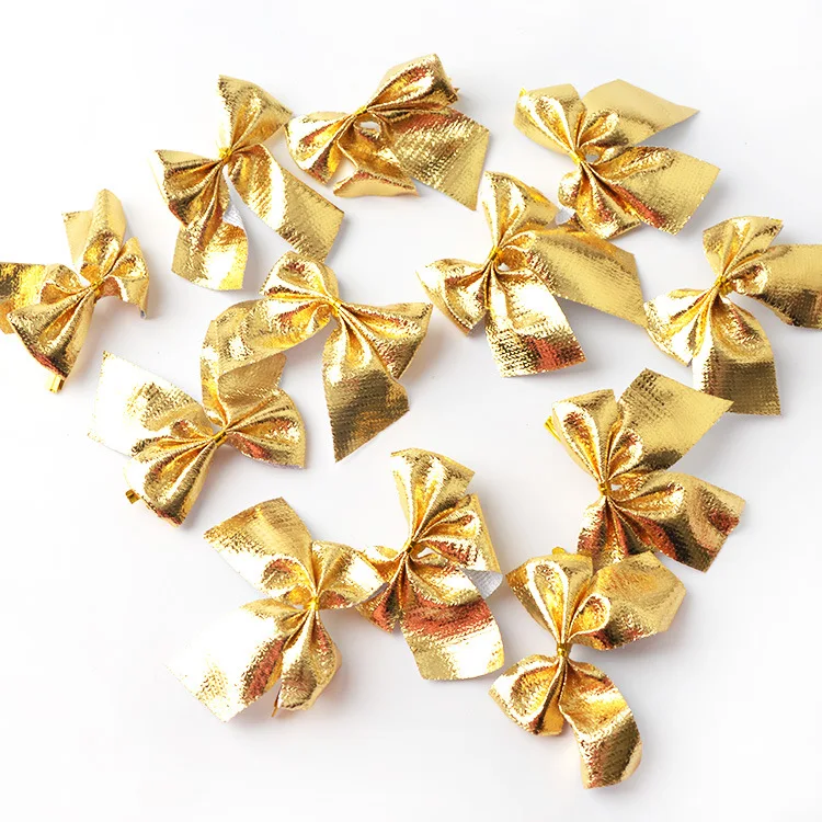 1 партия/12 шт. фотоэлемент галстук бабочка подвеска для рождественской елки