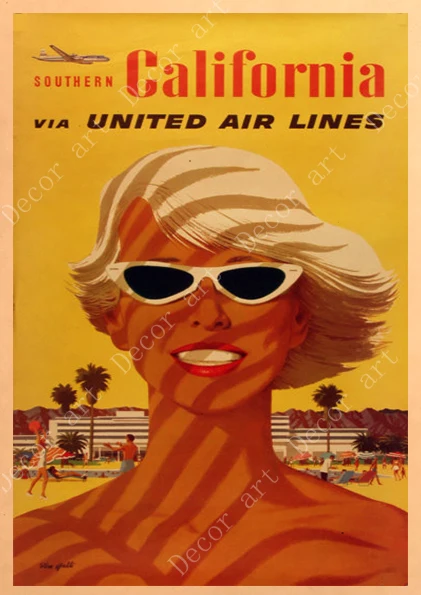 Американский город Нью Йорк путешествия холст живопись винтажные настенные