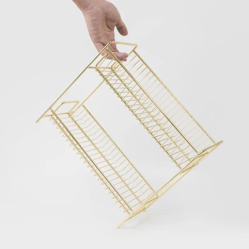 

2 Layers Iron Storage Rack Kitchen Spice Jar Bottle Seasoning Shelf Organizer