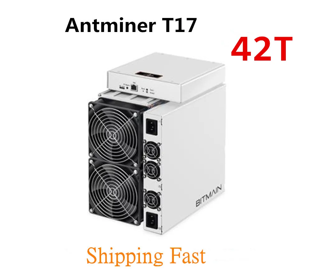 BITAMAIN новейший BTC BCH Miner AntMiner T17 42TH/S с БП лучше, чем S17 Pro T17e S17e S15 S11 S9 T15 WhatsMiner M3X M21S M20S