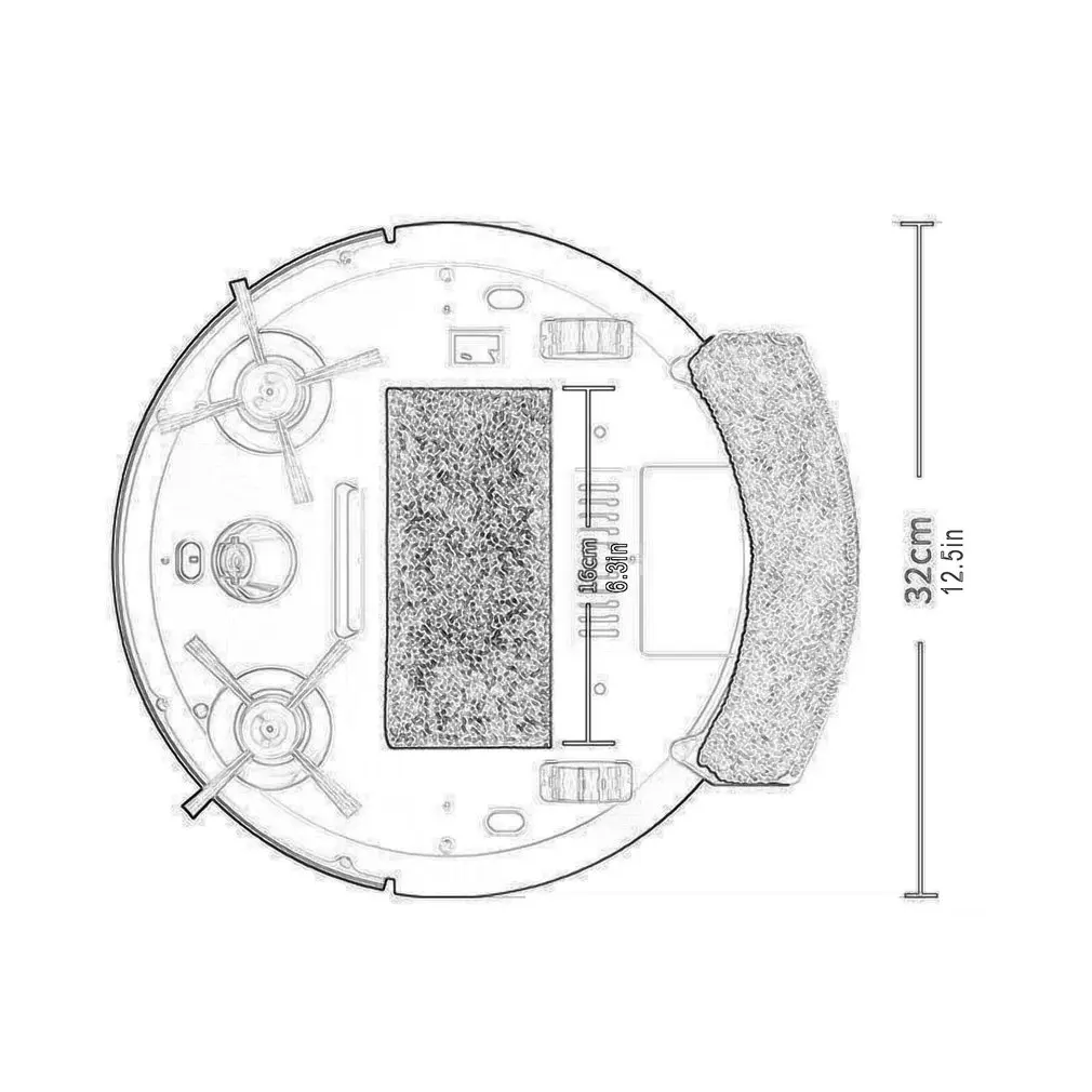 

Sweeping Robot Vacuum Cleaner Automatic Navigation Smart Water Tank Powerful Suction Robotic Wireless For Home