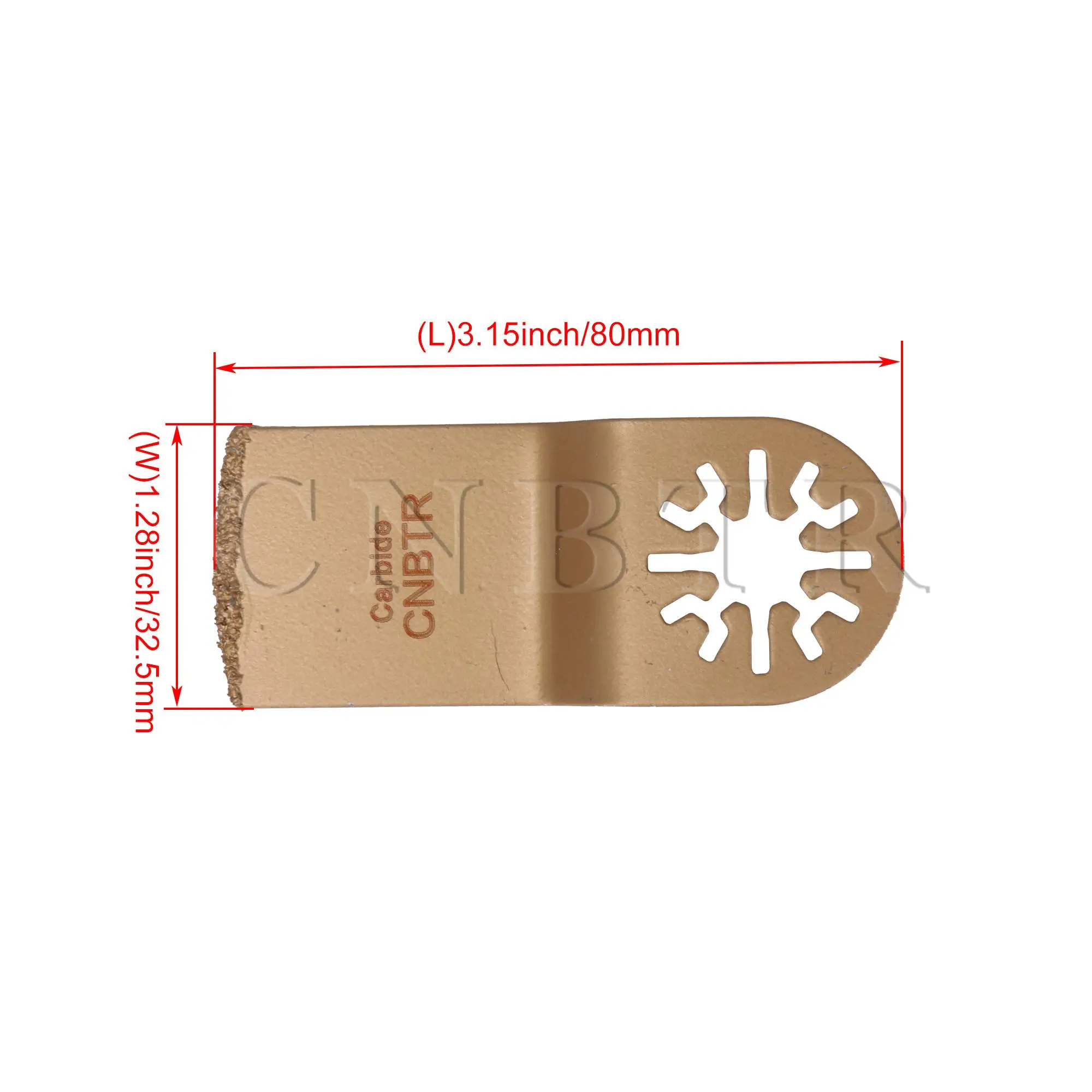 CNBTR 3.2cm Yellow Carbide Grit Universal E type Saw Blade Set of 50 | Инструменты