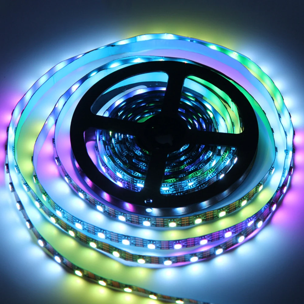 Ws2815 DC12V RGB светодиодный светильник индивидуально адресуемый IP30 IP67 5 м 30 S 60