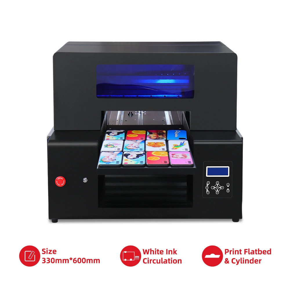 Оригинальный автоматический УФ принтер A3 + Размер планшетный чехол для телефона