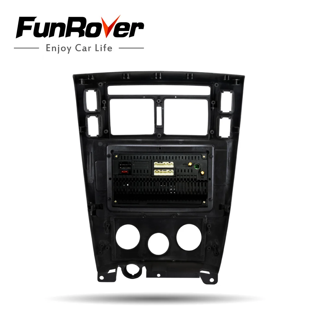 Funrover 2 din Android 9 0 автомобильный dvd 2.5D HD 10 1 "автомобильный радиоприемник с