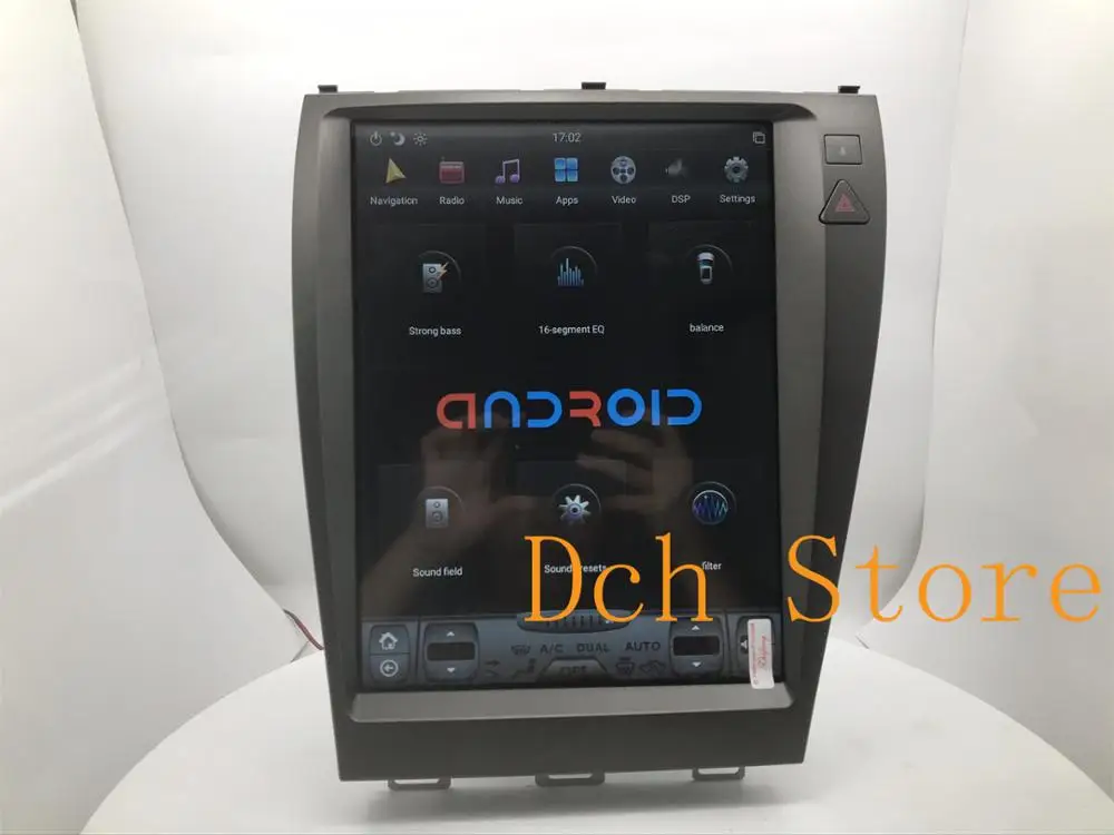 Автомобильный DVD GPS навигатор 12 1 дюйма в стиле tesla Android 9 0 для lexus ES ES240 ES350 2006 2012