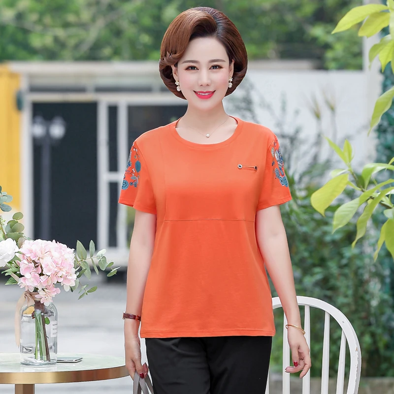 Рукав 2020 Летняя короткая футболка высокого качества Повседневная Хлопковая