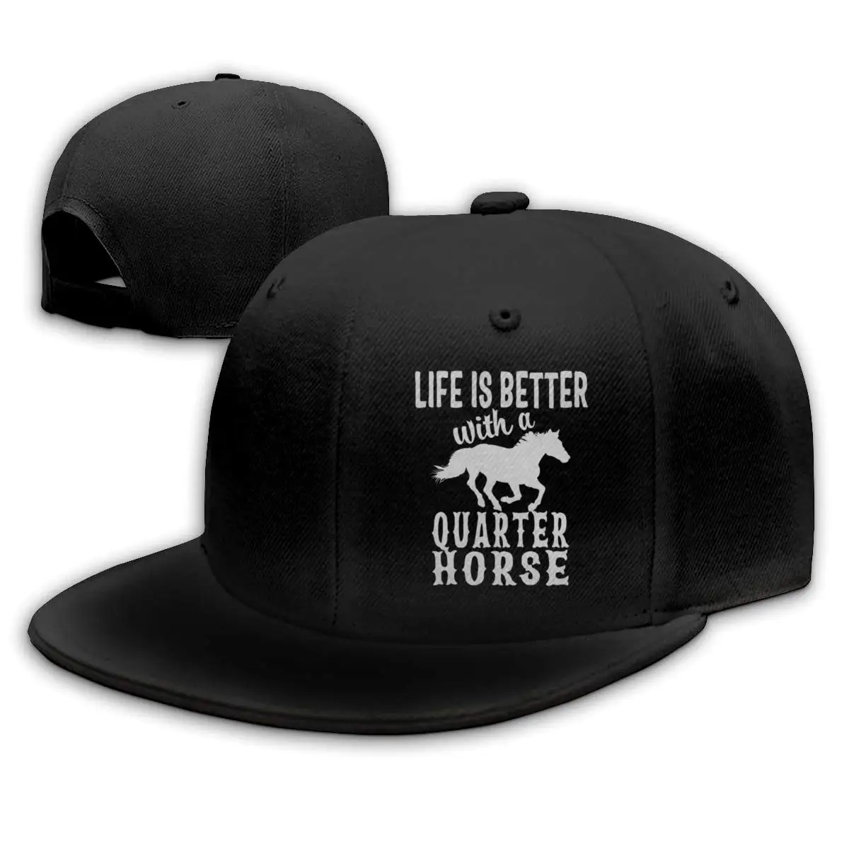 TSDFCLife лучше с Четверть Лошади Snapback плоские Билла бейсбольная кепка мужская