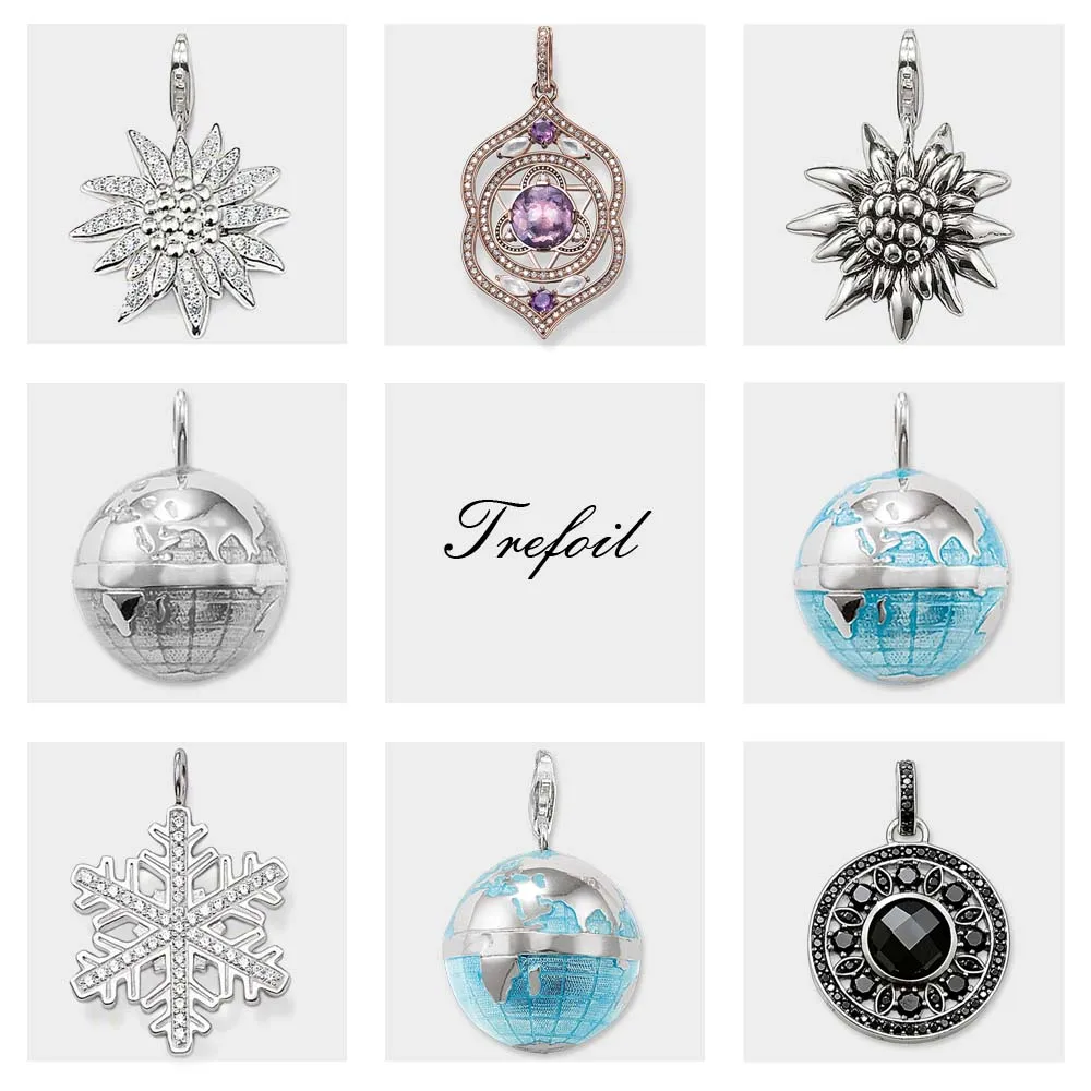 Подвески Edelweiss в виде снежинки земли третий глаз чакры модные ювелирные изделия