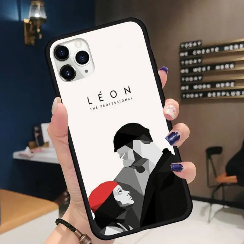 

Leon Matilda Natalie Portman Movie Phone Case for iPhone 11 12 pro XS MAX 8 7 6 6S Plus X 5S SE 2020 XR mini Funda