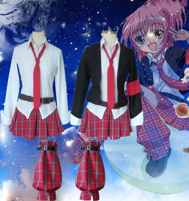 

Shugo Chara! Костюм Хинамори Аму для косплея JK школьная форма повседневные костюмы на Хэллоуин для женщин аниме одежда на заказ