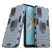 For OPPO A54 4G Case For OPPO A54 4G Cover Hard PC Ring Stand Protective Phone Bumper Shockproof Case For OPPO A54 4G