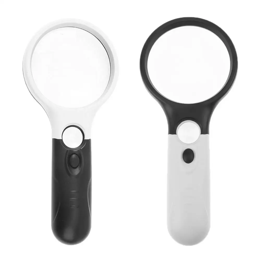 

Handheld Multi-functional Magnifying Glass Lens Jewelry Loupe Magnifier Elder Reading for Reading Newspaper Accessories