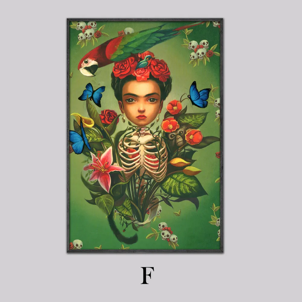 F NOOG, Куадрос, стиль, Скандинавское украшение, настенное искусство, холст, плакаты и принты, холст, живопись, картина для гостиной, Автопортрет - Цвет: F