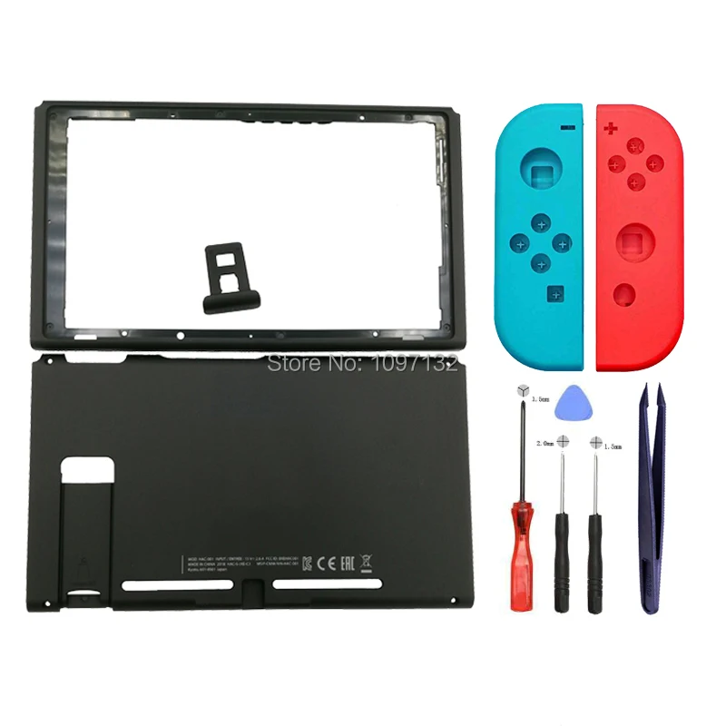 Запасная Передняя и задняя лицевая панель для Nintendo Switch NS игровая консоль Joy con