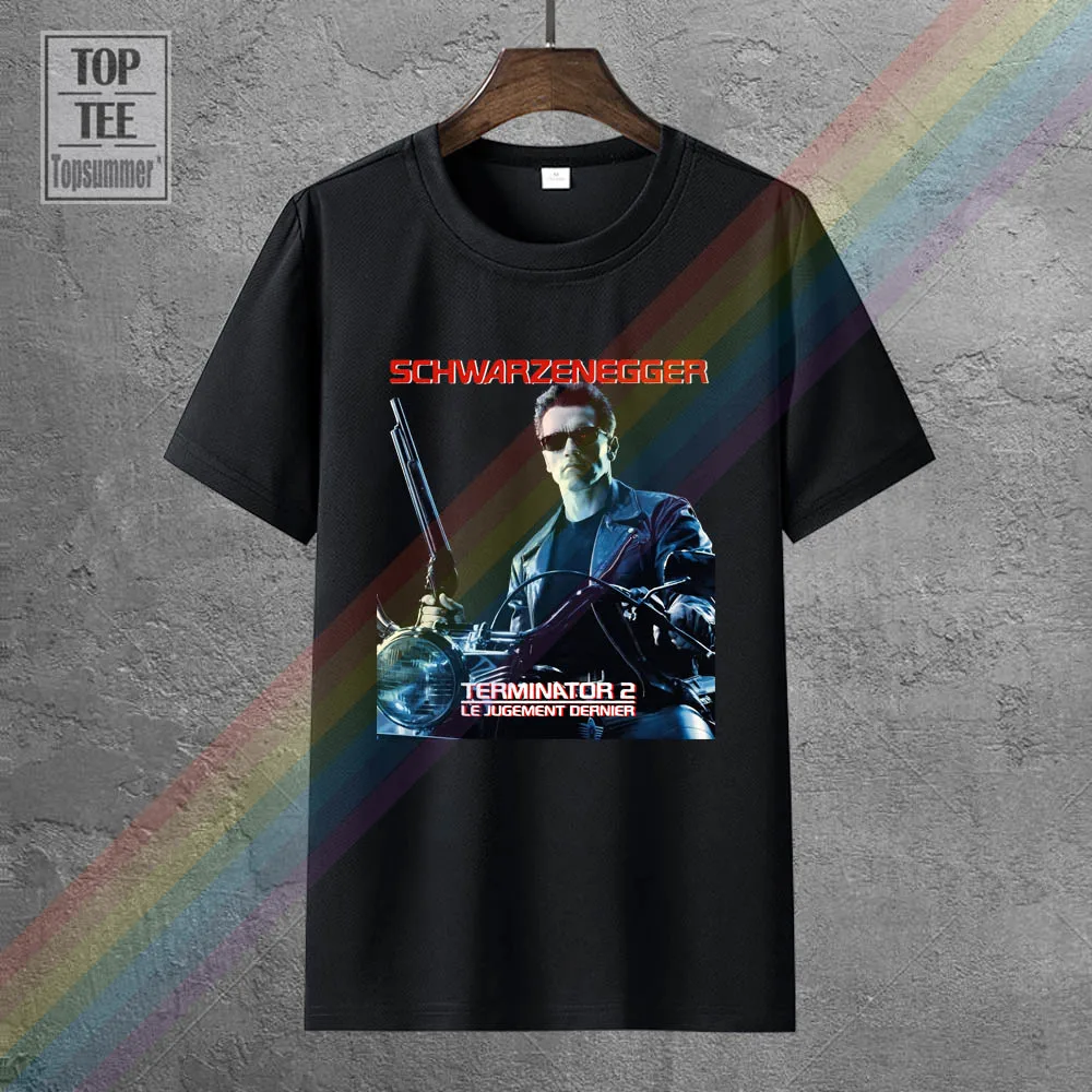

The Terminator Movie Poster Homme Funny Tee Shirt Hip Hop Clothing Tshirt Gym T Shirt Brand T-Shirts Short Shirts For Men