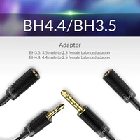 hidizs adapter 4 43 5 male to 2 5 female balanced adapter for of 4 43 5mm interface audio output and 2 5mm interface iem