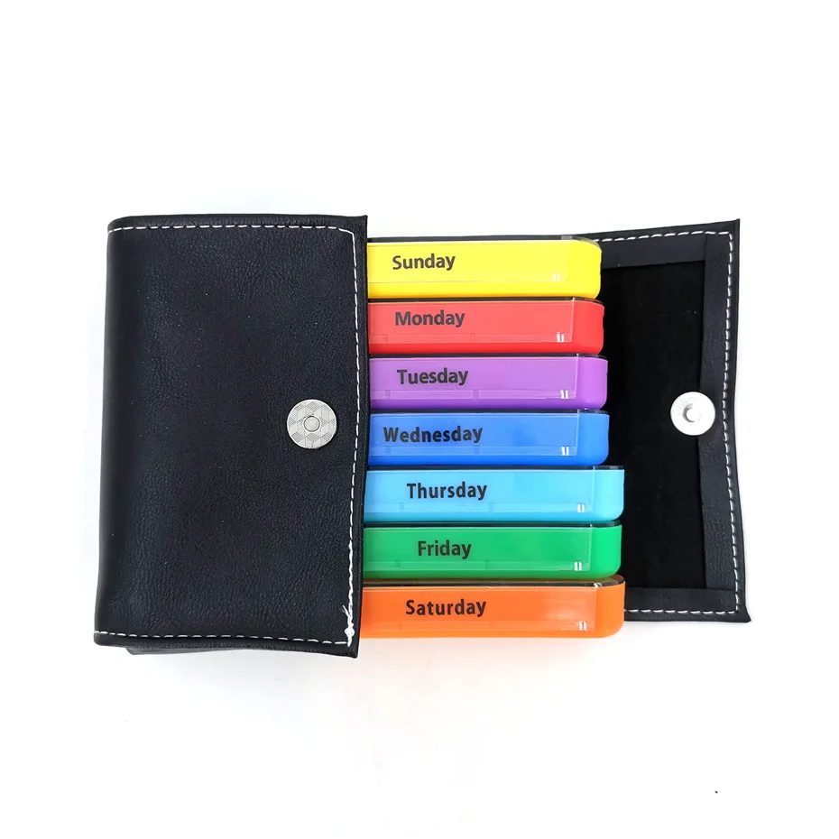 Контейнер для таблеток на 7 дней в неделю органайзер с 28 отделениями пластиковый