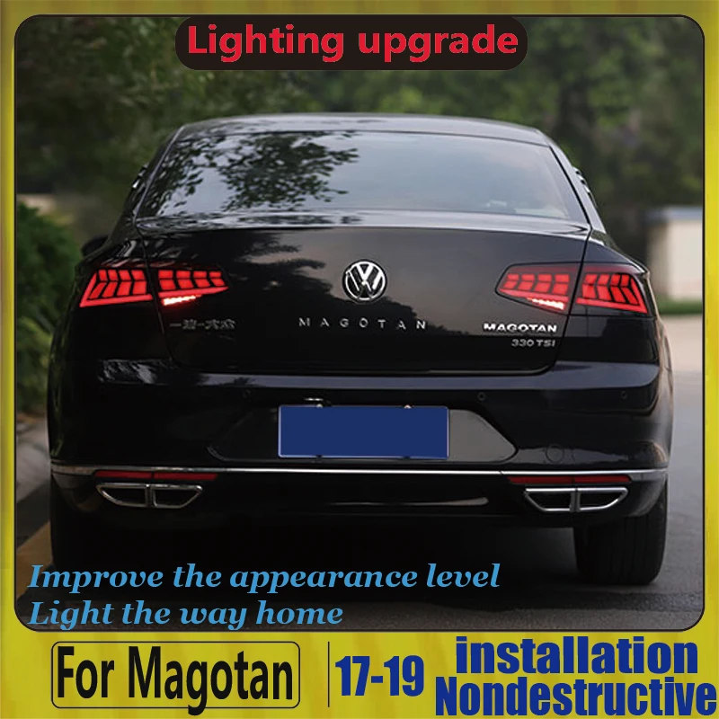 Автомобильный светодиодный фонарь светильник хвост для Volkswagen VW Passat B8 2017 2018 2019
