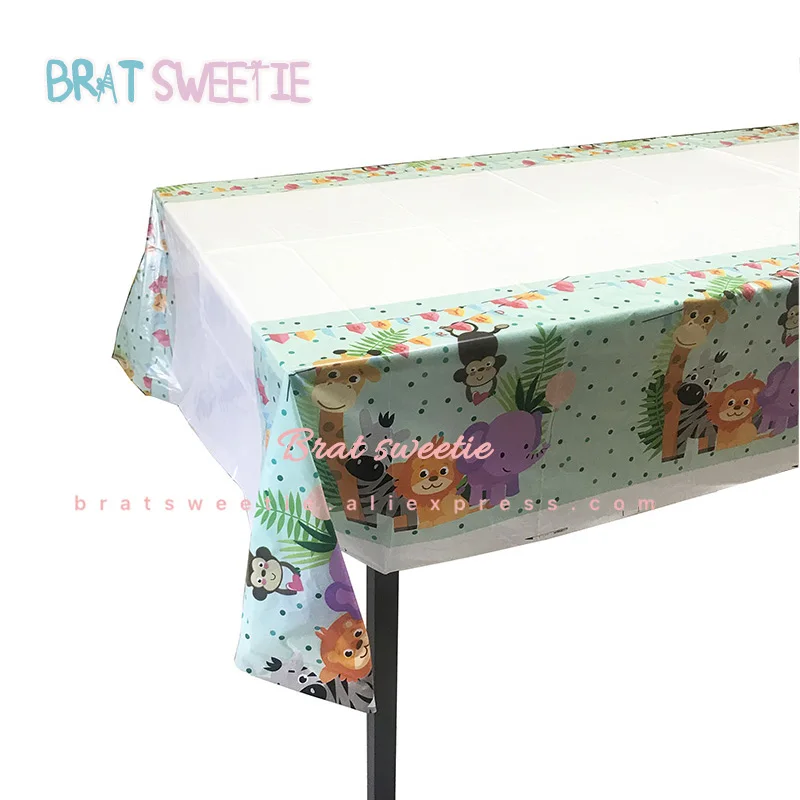 Джунгли для вечеринки в стиле сафари посуда одноразовая скатерть детей день