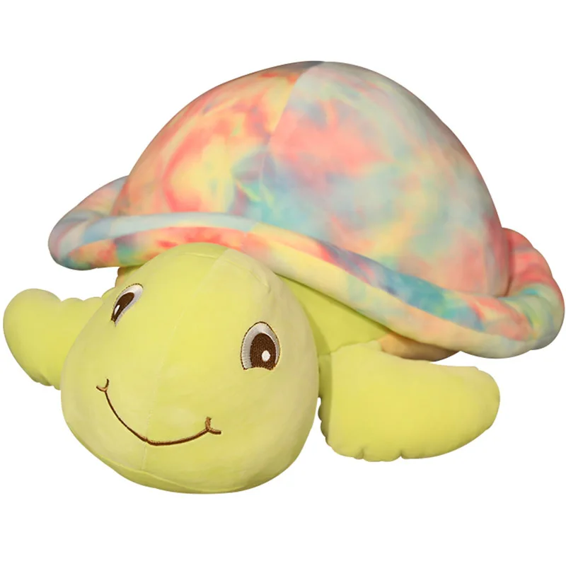 

36/50/65cm 2 patterns Cute colorful Leisure-Tortoise pillows plush stuffed turtle dolls Luxurious filling Smooth fabric for kids