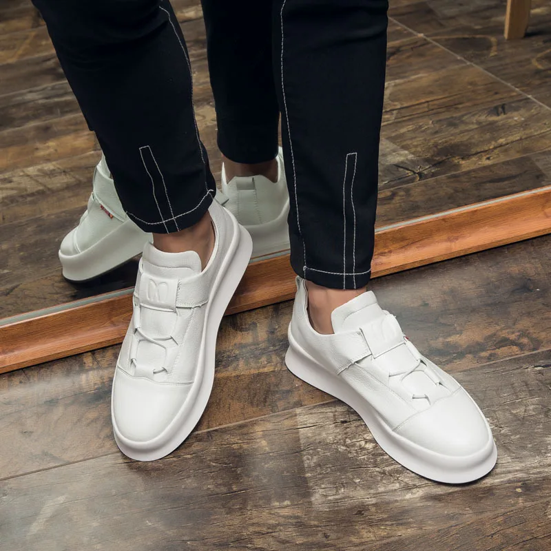 2019 спортивные белые мужские трендовые туфли удобные дышащие модные дизайнерские