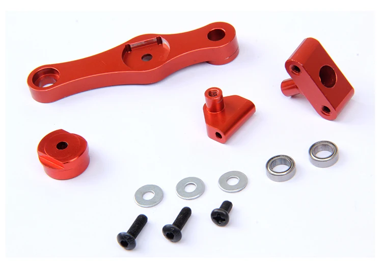 CNC металлический сервопривод дросселя Arm Kit (17T/15T) для 1/5 RC автомобиля ROVAN LT Losi 5ive T