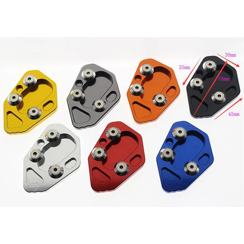 

Motorcycle Kickstand Side Stand Extension Pad For BMW F800R 2009 2010 2011 2012 2013 2014