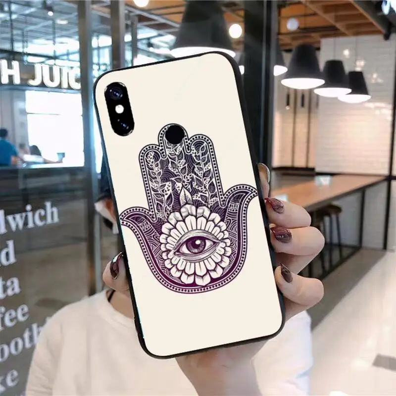 

Hamsa Hand of Fatima Phone Case For Xiaomi Redmi 7 8 9t 9se k20 mi8 max3 lite 9 note 9s 10 pro