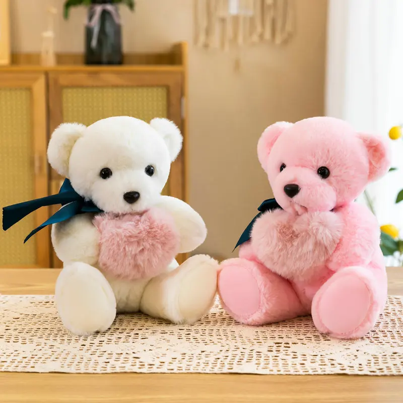 

30cm New simulation Cartoon Bear Animal Doll Plush Toys For Christmas Gift High Quality Teddy Doll Stuffed Animals Children