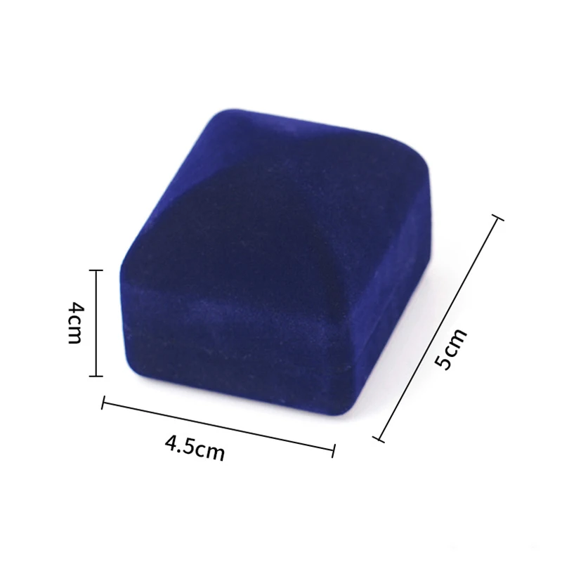 Квадратная бархатная шкатулка для колец чехол ювелирных изделий серьги Женский