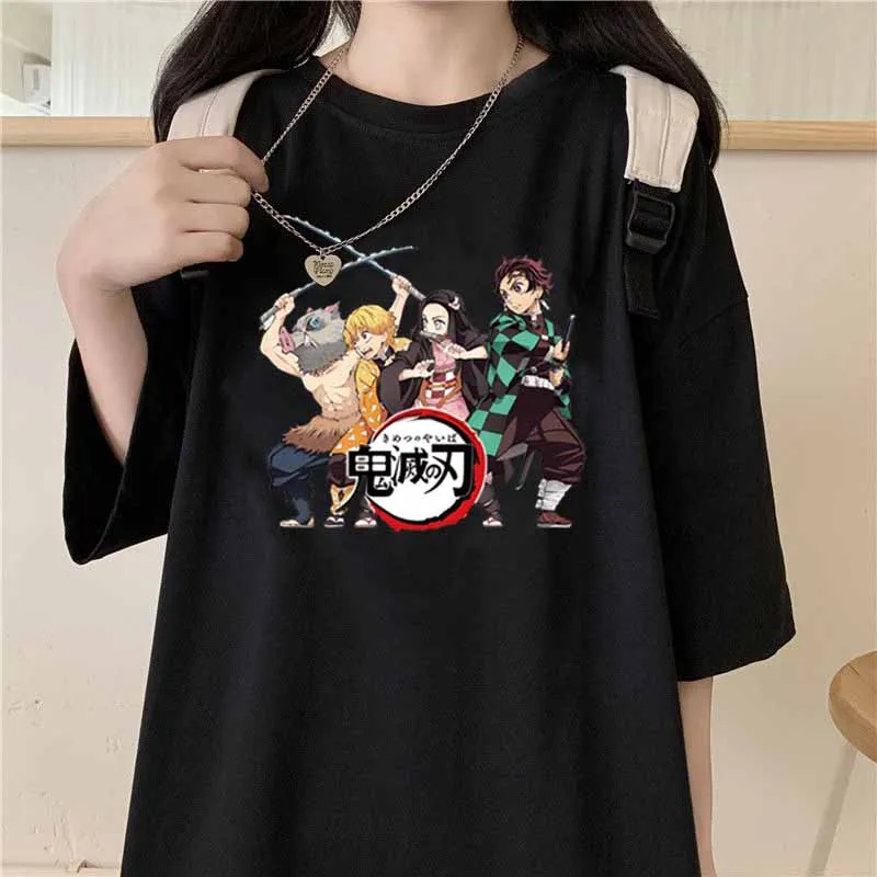 

2021 summer short-sleeved t-shirt new cartoon round neck pullover casual plus size loose top trend