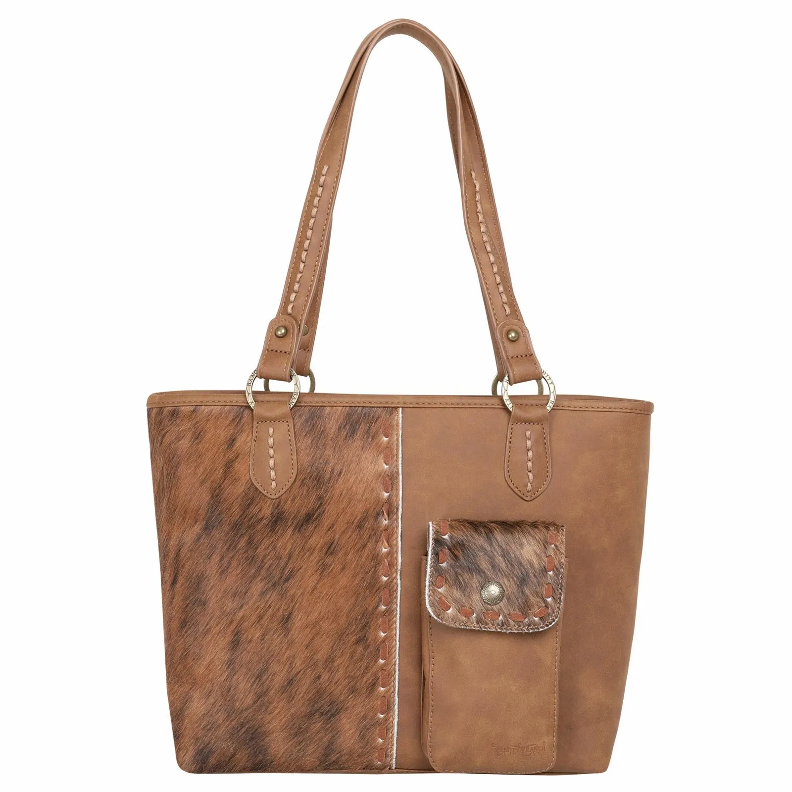 

Trinity Ranch Hair-On Leather Collection Concealed Handgun Tote