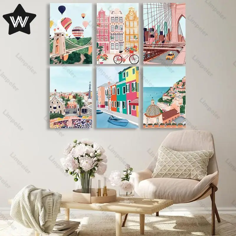 Жестяная Табличка в Токио Париже металлический плакат городской пейзаж