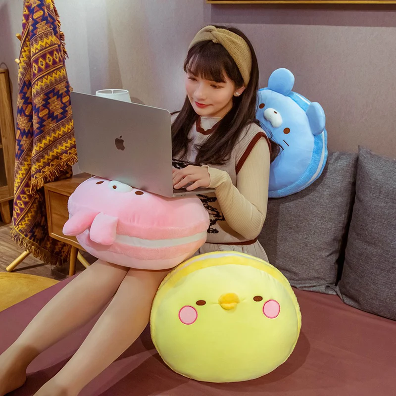 1 шт. 40 см новые пледы Macarons Милая Подушка бытовых диван-кровать с плюшевой