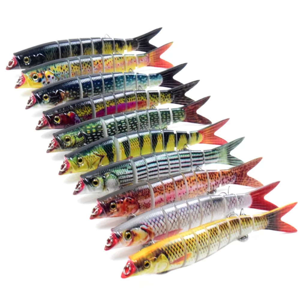 

2021 New products Multi joint bait crank bait section wiggler artificial bait hard bait fake bait hot sale