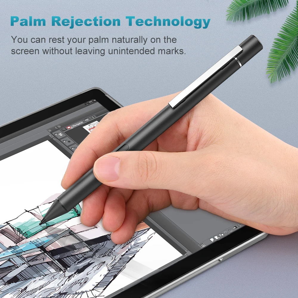 Перезаряжаемая ручка MoKo стилус для Microsoft Surface Pro X /7 2019/Pro 6/Pro 5 (2017)/Pro 4/Pro 3/Surface